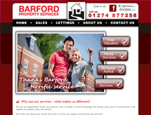 Tablet Screenshot of barfordproperty.co.uk